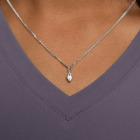 Cocoa Pod Pendant with Chain - Pendent - Caribbijou Island Jewellery