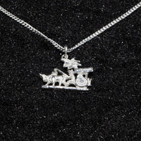 Grenada Bull and Cart Pendant with Chain - Pendent - Caribbijou Island Jewellery