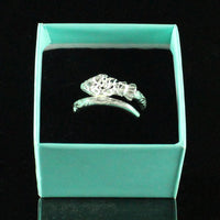 Light Bangle Adjustable Ring with Snake - Ring - Caribbijou Island Jewellery