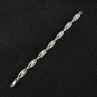 Chain Bracelet with Stars and Swirls - Chain Bracelet - Caribbijou Island Jewellery