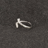 Extra Light Anthurium Flower Bangle Ring - Ring - Caribbijou Island Jewellery