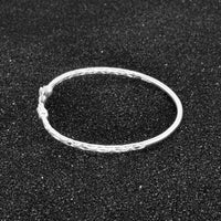 Extra Light Hibiscus Bangle with Calypso Pattern - Bangle - Caribbijou Island Jewellery