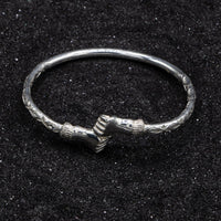 Heavy Fists Bangle with Calypso Pattern - Bangle - Caribbijou Island Jewellery