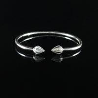 Heavy Plain Cocoa Pod Bangle - Bangle - Caribbijou Island Jewellery