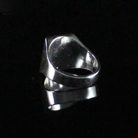 Large Men's Polished Oval ring - Ring - Caribbijou Island Jewellery