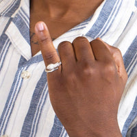 Light Bangle Adjustable Ring with Snake - Ring - Caribbijou Island Jewellery